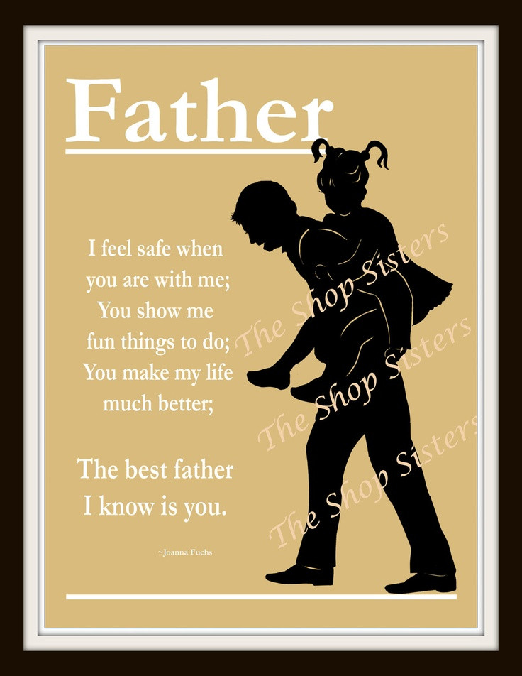Fathers Day Quotes From Daughter
 Father Daughter Father s Day Poem Dad