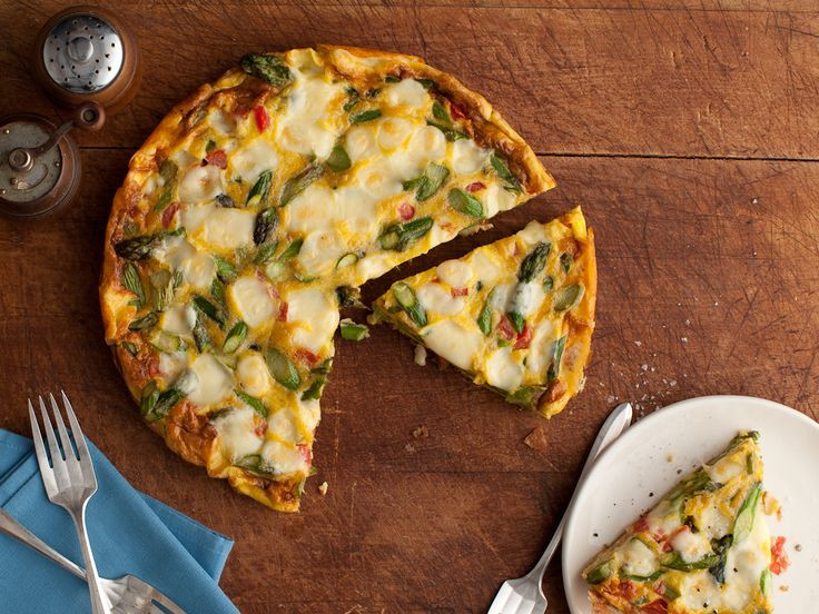 Food Network Easter Recipes
 Frittata with Asparagus Tomato and Fontina