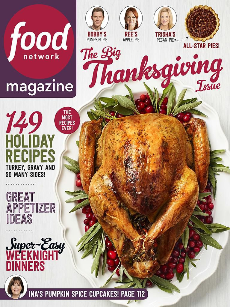 Food Network Thanksgiving Menu
 Which Food Magazine Has the Best Thanksgiving Cover Eater