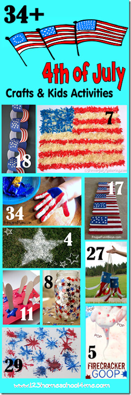 Fourth Of July Activities For Preschoolers
 4th of July Crafts and Kids Activities
