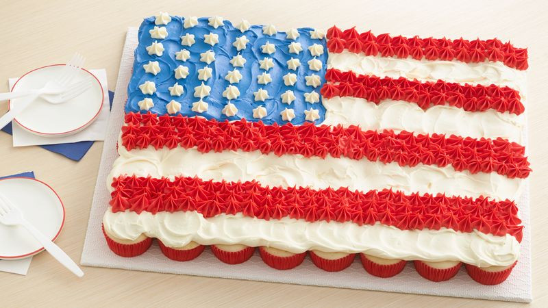 Fourth Of July Cakes Ideas
 Fourth of July Flag Cake Recipe BettyCrocker