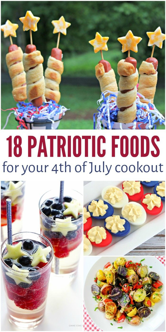 Fourth Of July Food Recipes
 18 Patriotic Food Ideas for Your 4th of July Cookout