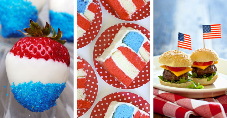 Fourth Of July Food Recipes
 4th of July Recipes Red white and blue foods for a