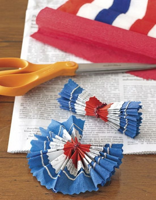 Fourth Of July Paper Crafts
 7 Fourth of July Paper Craft Projects