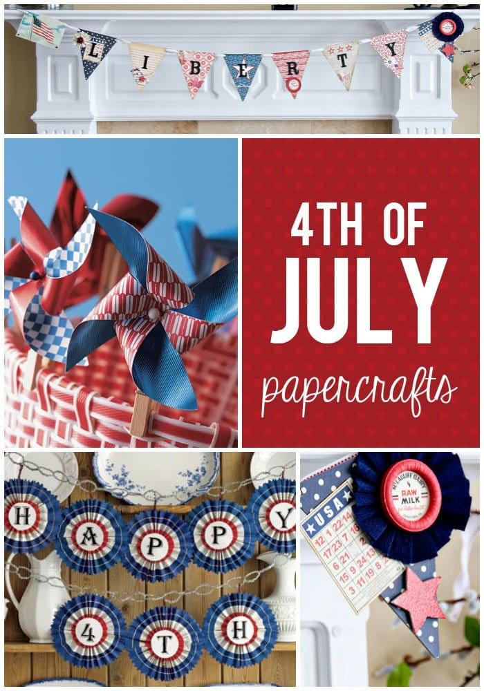 Fourth Of July Paper Crafts
 DIY 4th of July Paper Crafts The Polka Dot Chair