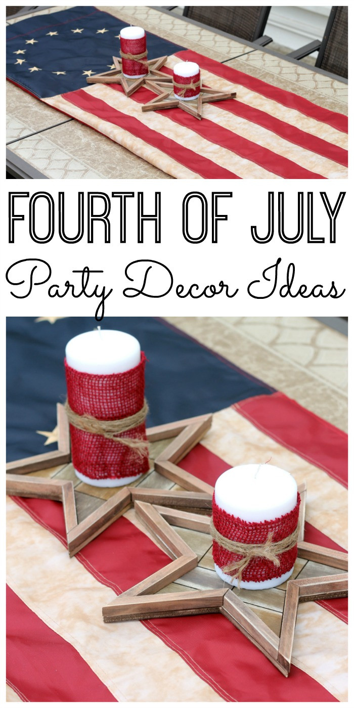 Fourth Of July Party
 Fourth of July Party Decor The Country Chic Cottage