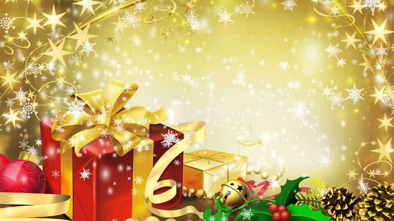 Free Christmas Gifts
 Snowflakes Falling Holiday Gift Motion Graphic Video Loop