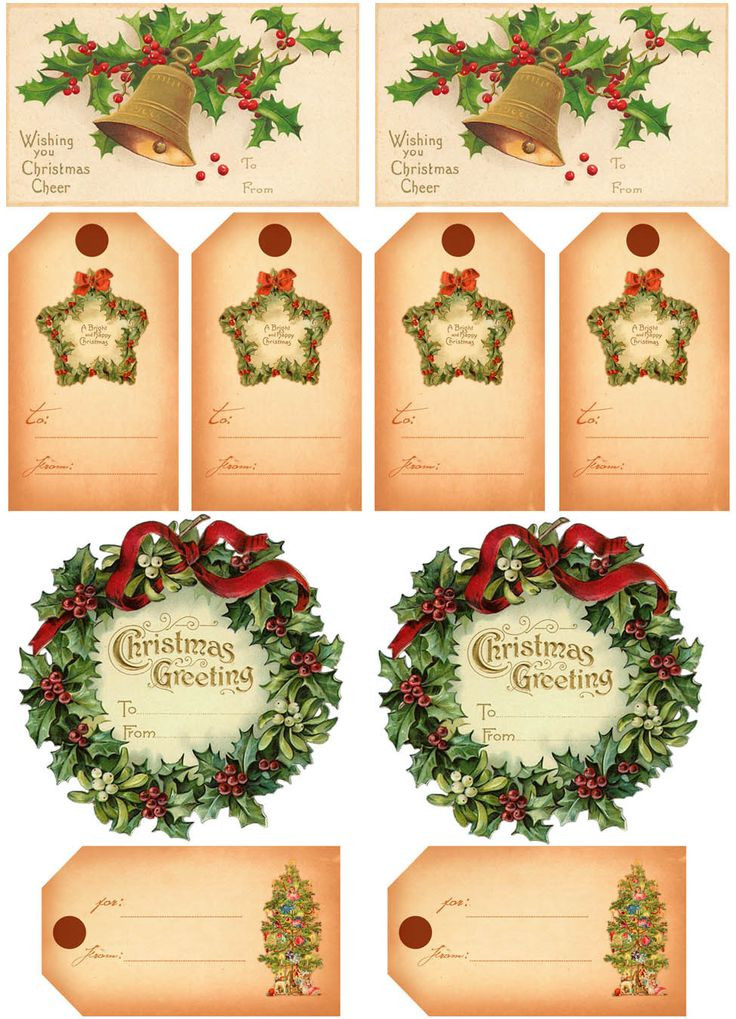 Free Christmas Gifts
 10 Free Sets of Christmas Gift Tag Printables