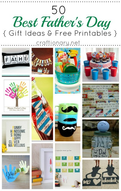 Free Fathers Day Ideas
 50 Father’s Day Ideas & Printables from Craftionary
