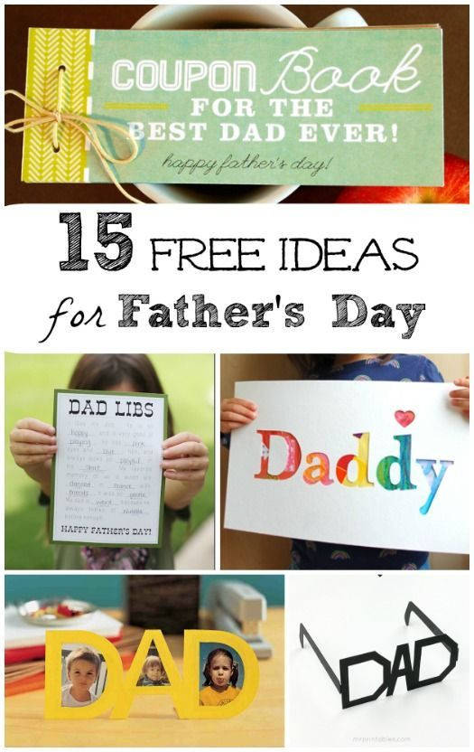 Free Fathers Day Ideas
 188 best images about Father s Day Ideas for Kids on