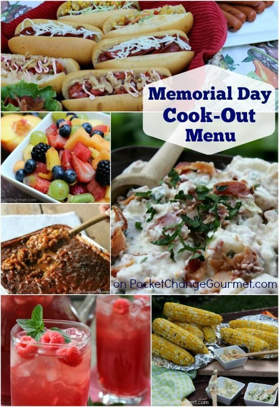 Free Food Memorial Day
 Memorial Day Cookout Menu