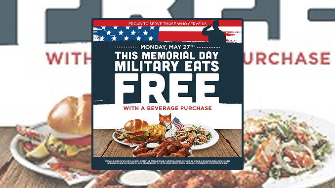 Free Food Memorial Day Military
 All Military Eat Free At Hooters With Any Drink Purchase