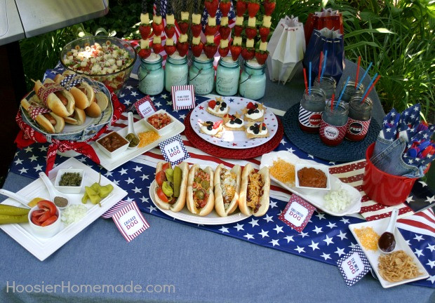 Free Food Memorial Day
 Memorial Day Cook Out with Printables Hoosier Homemade