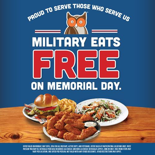 Free Food On Memorial Day
 Free meals for military on Memorial Day NYC on the Cheap