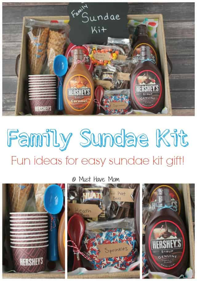 Fun Family Gifts For Christmas
 DIY Family Sundae Kit Idea