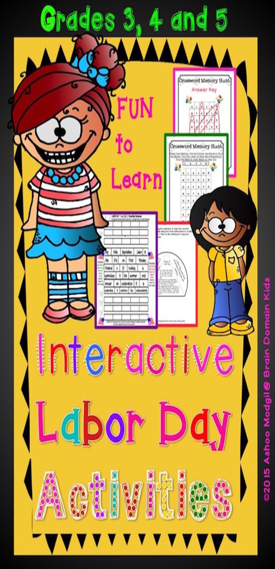 Fun Labor Day Activities
 Labor Day Interactive Fun