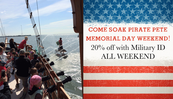 Fun Memorial Day Activities
 Pirate Adventures on the Chesapeake e Aboard our