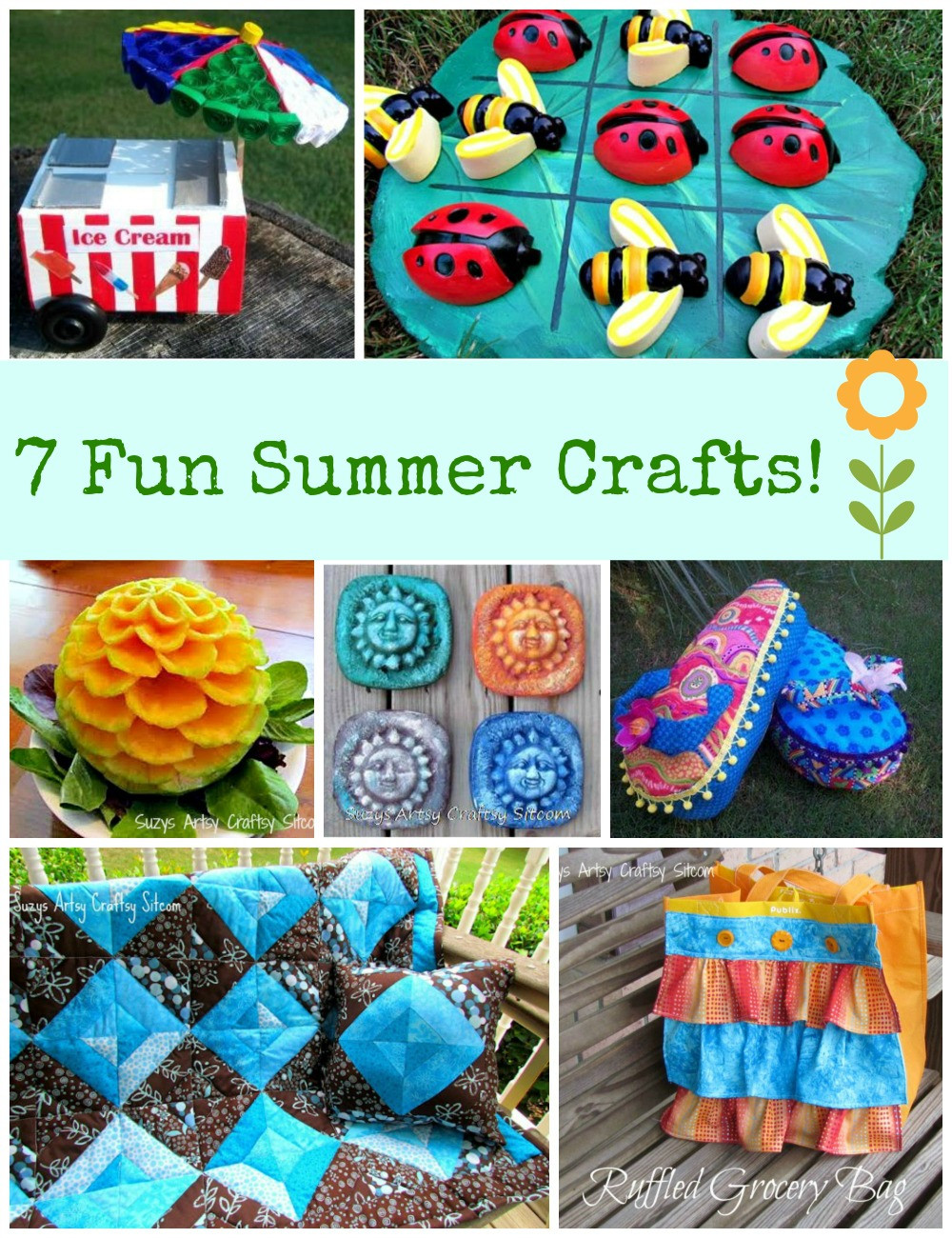 Fun Summer Crafts
 7 Fun Crafts for Summer from the Sit