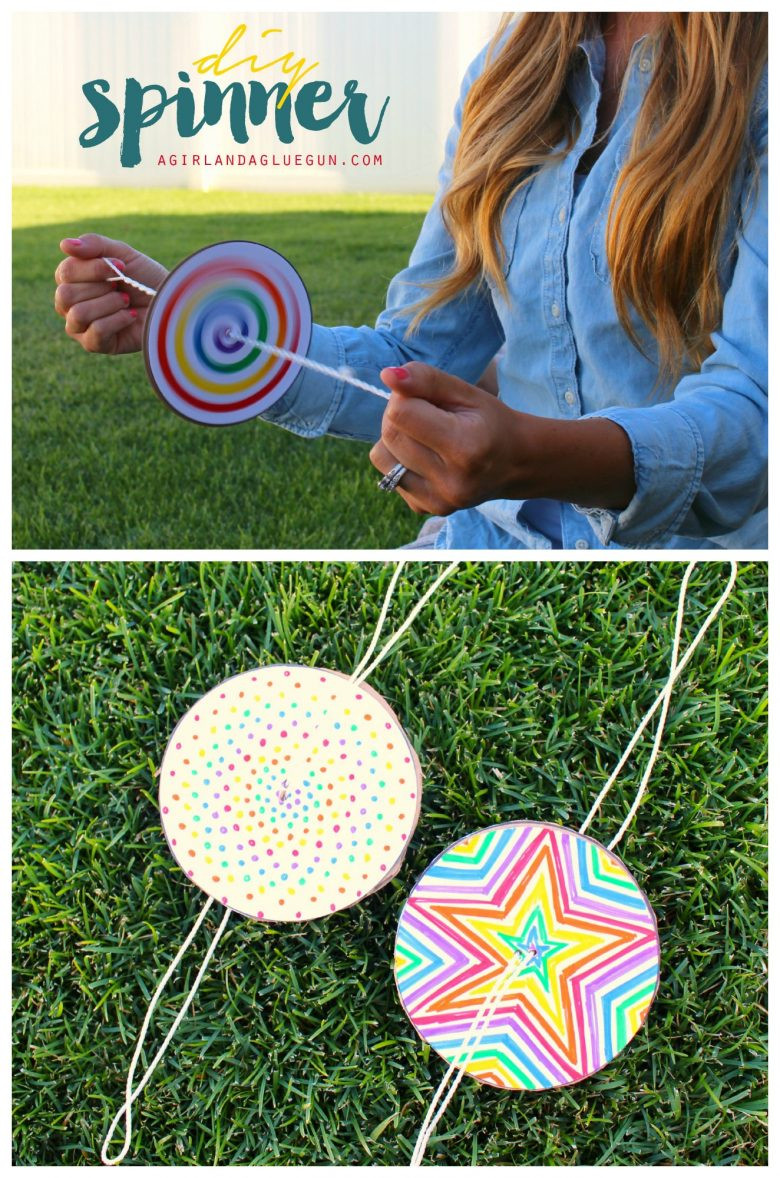 Fun Summer Crafts
 DIY Paper Spinner for Endless Fun