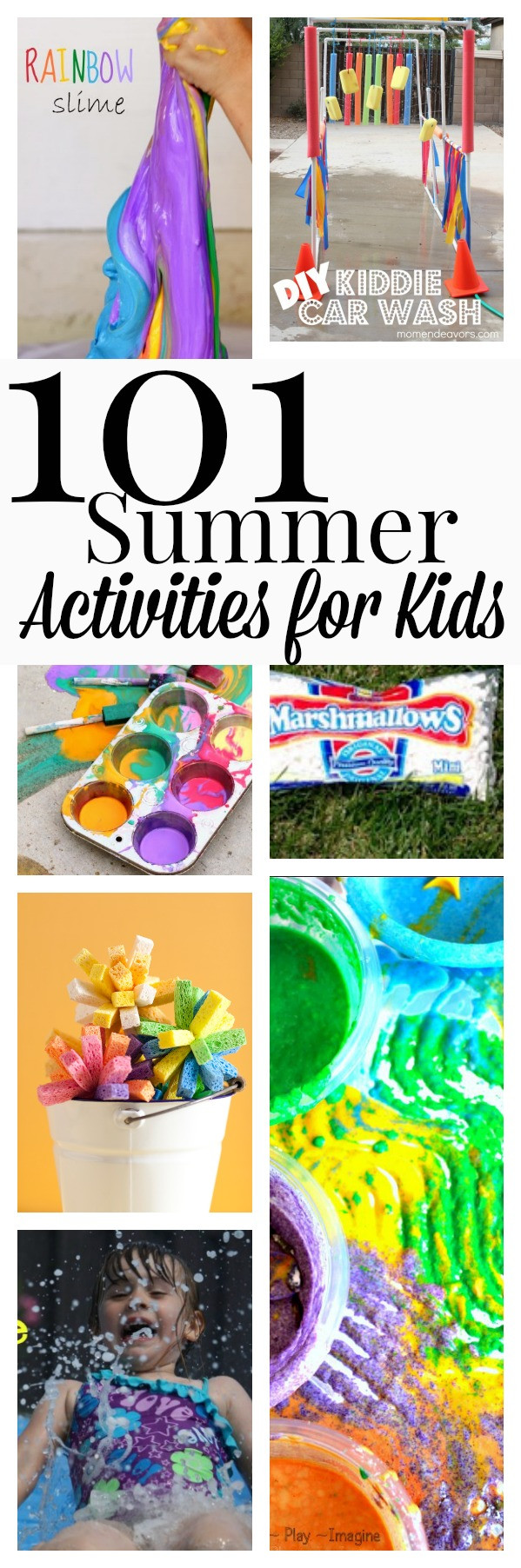 Fun Summer Ideas
 101 Summer Activities to do with Kids