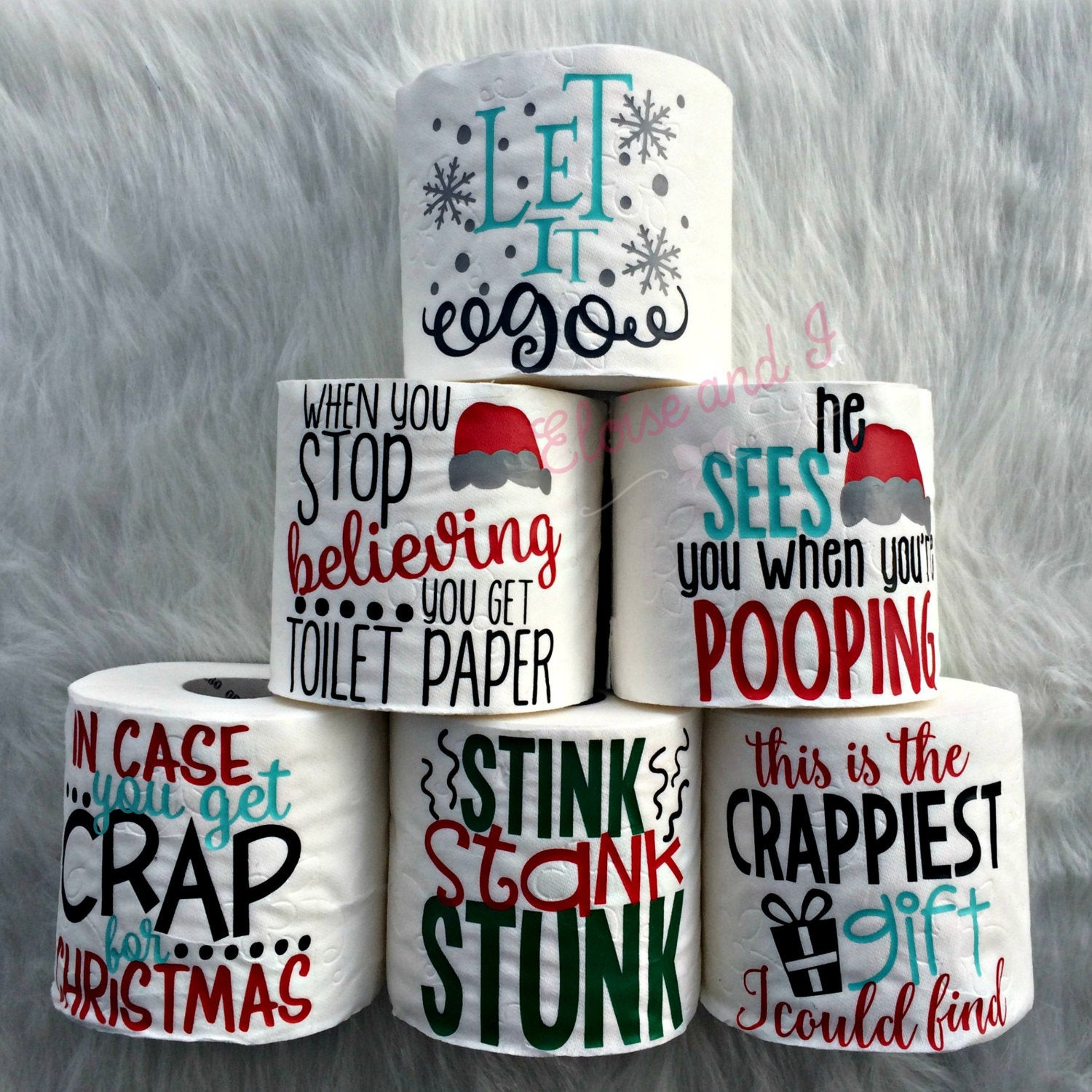 Funny Christmas Gifts
 christmas toilet paper funny christmas ts white elephant