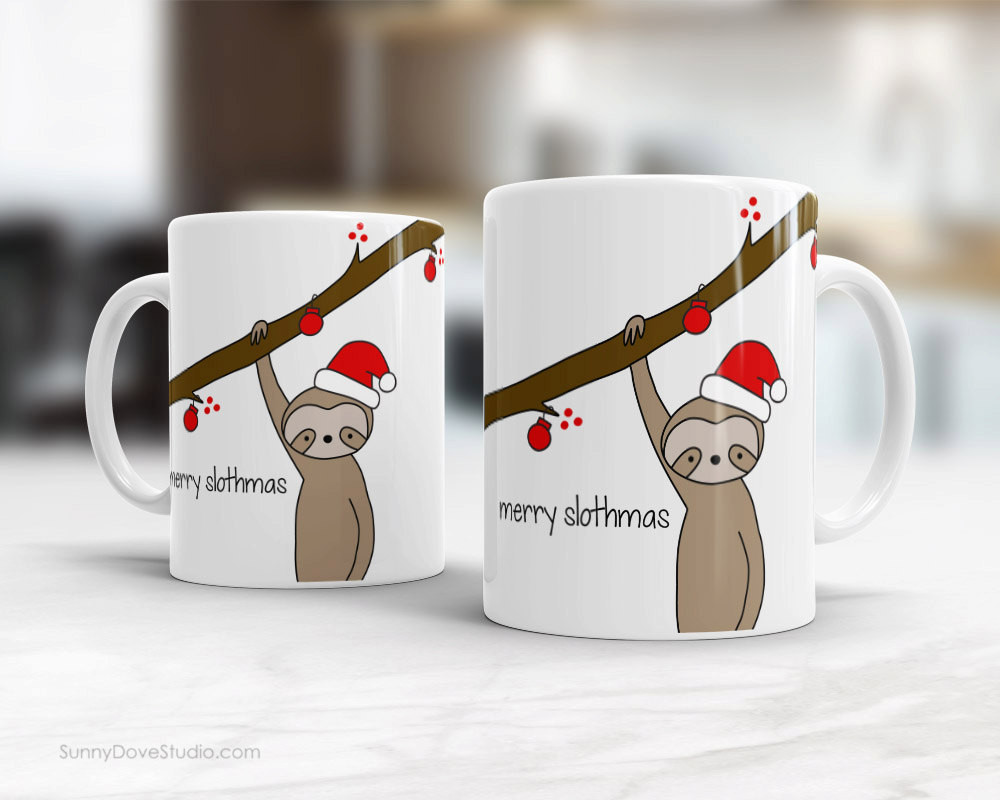 Funny Christmas Gifts
 Christmas Mug Funny Gift For Friend Her Him by SunnyDoveStudio