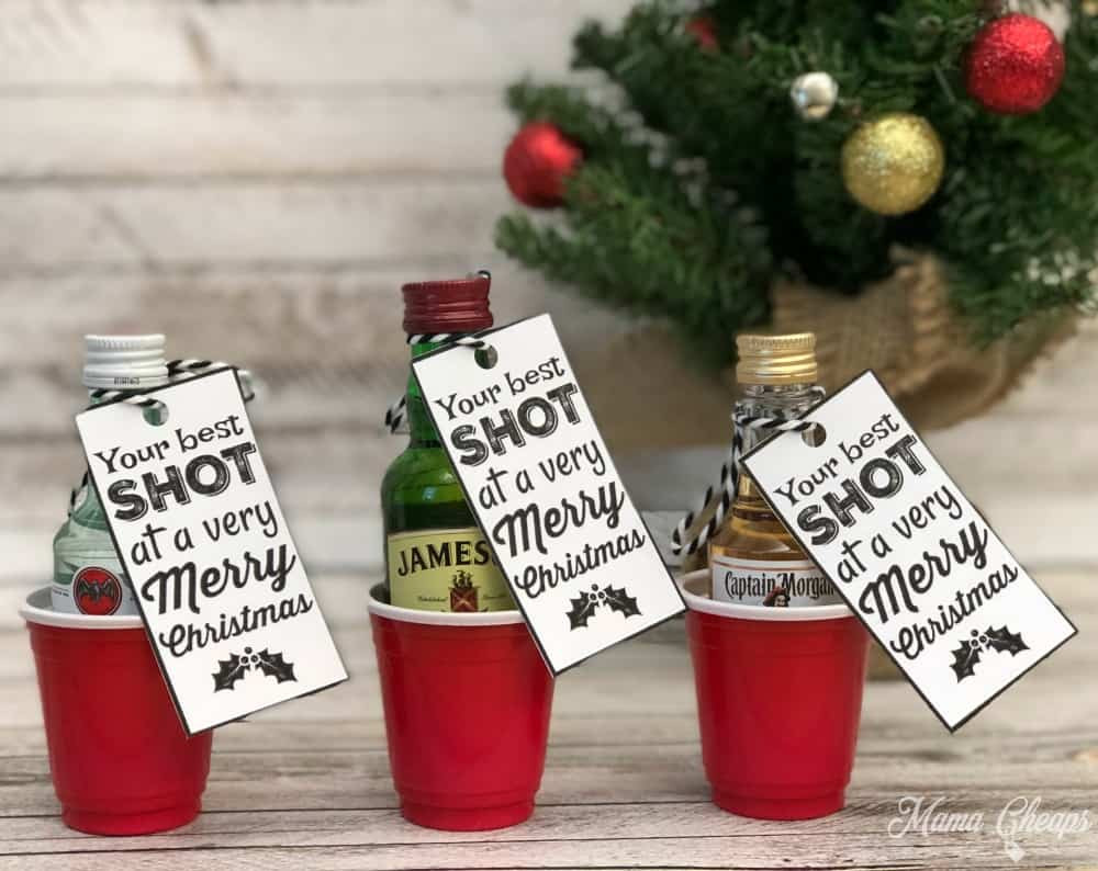 Funny Christmas Gifts
 Best SHOT at a Merry Christmas Fun Alcohol Gift Idea