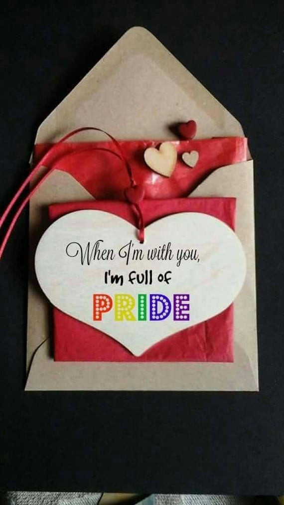 Gay Valentines Day Gift
 lgbt valentines card pride valentine romantic by BettyRobbin