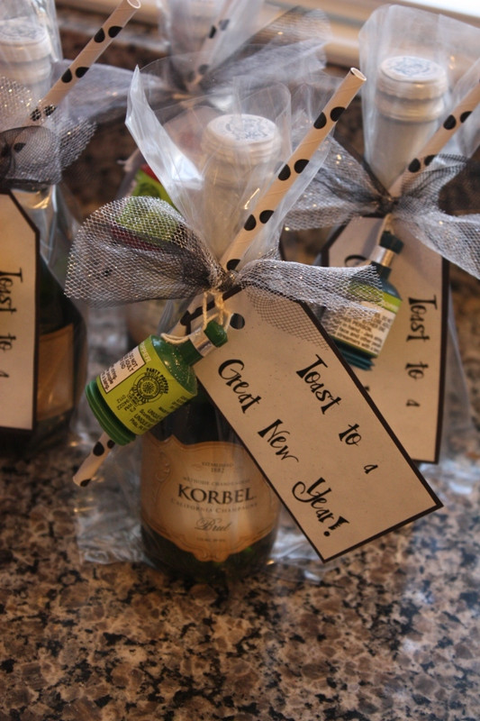 Gifts For New Year
 Christy Robbins New Year s Eve Mini Champagne Favors