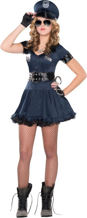 Halloween Costumes In Party City
 Teen Girls Locked N Loaded Cop Costume Party City