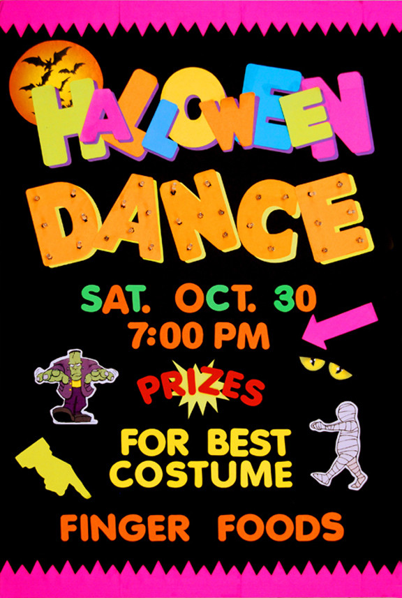 Halloween Dance Ideas
 Make a Halloween Poster with Poster Lights