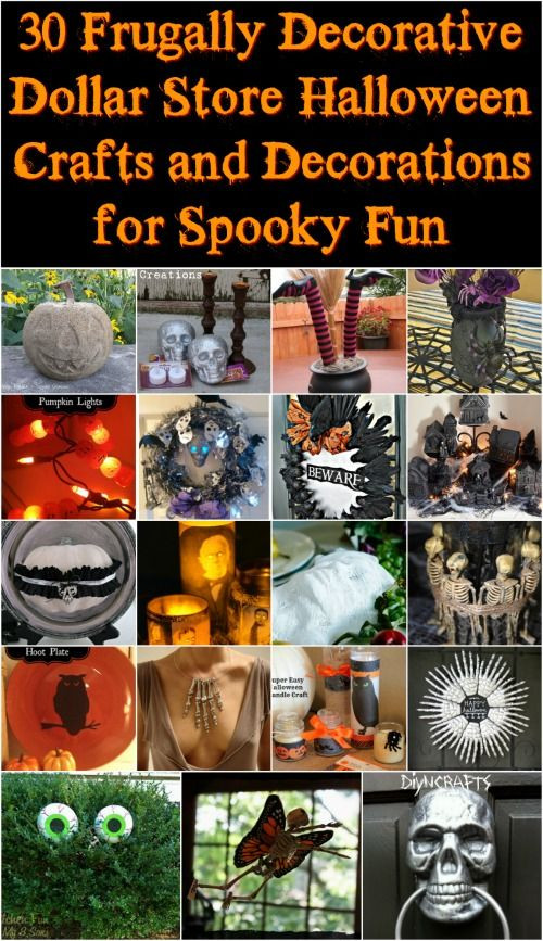 Halloween Decor Store
 30 Frugally Decorative Dollar Store Halloween Crafts and