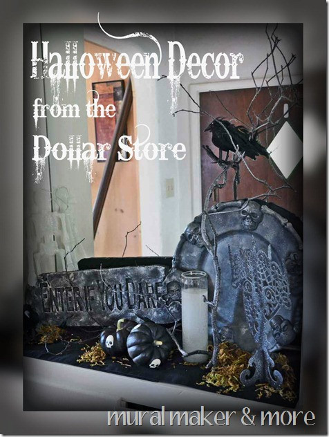 Halloween Decor Store
 Halloween Décor from the Dollar Store Just Paint It Blog