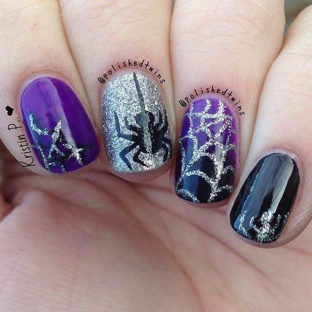 Halloween Design For Nails
 35 Cute and Spooky Nail Art Ideas for Halloween