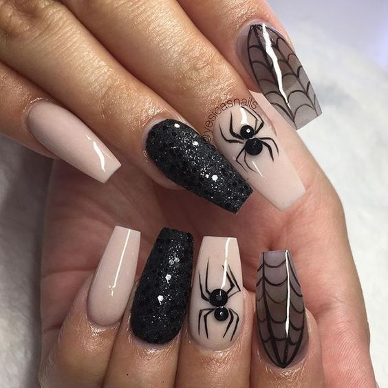 Halloween Design For Nails
 25 Halloween nail art designs Cool Halloween nails for 2017