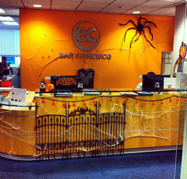 Halloween Desk Decorating Ideas
 EC San Francisco Celebrates Halloween