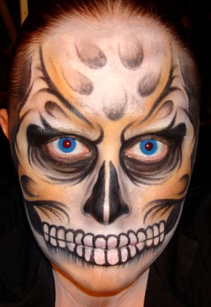 Halloween Face Paint Ideas For Adults
 76 best Halloween adult face painting images on Pinterest