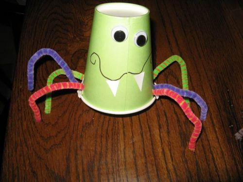 Halloween Toddler Crafts
 Preschool Crafts for Kids Halloween Paper Cup Spider Craft