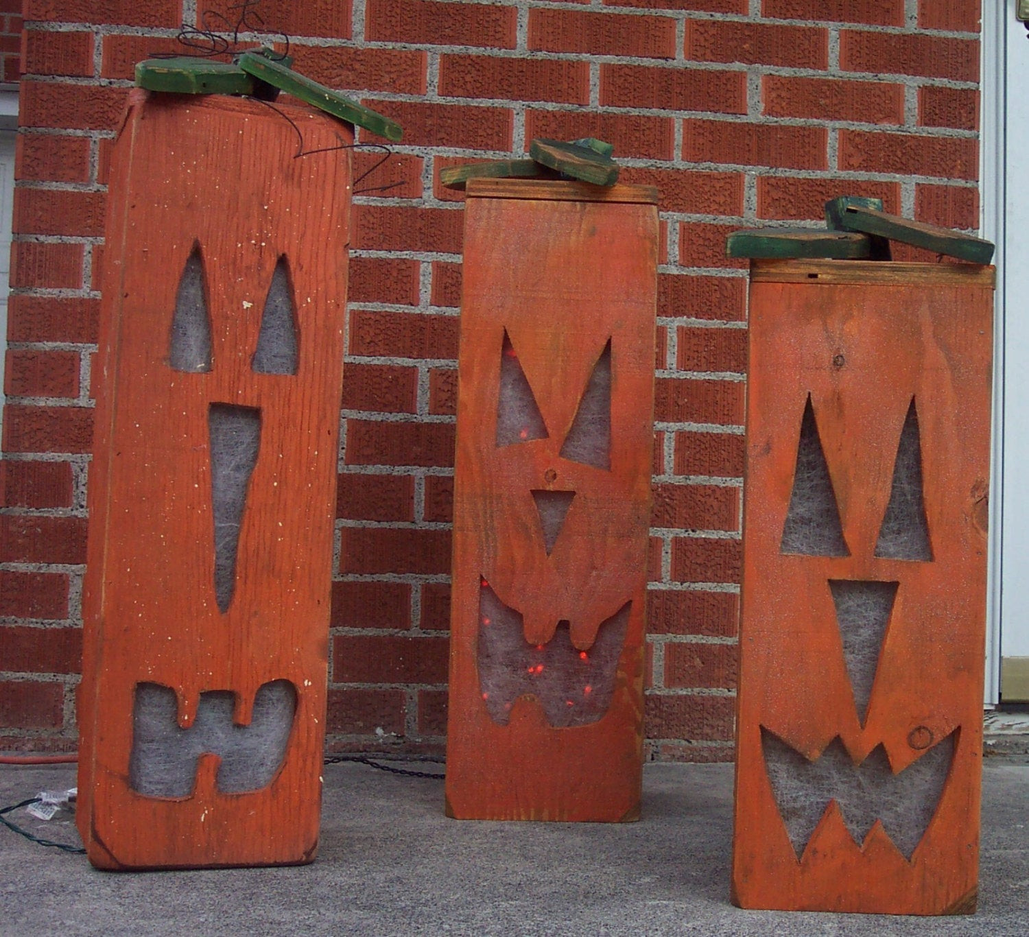 Halloween Wood Craft
 Lighted Jack o Lantern Wood Craft Pattern by