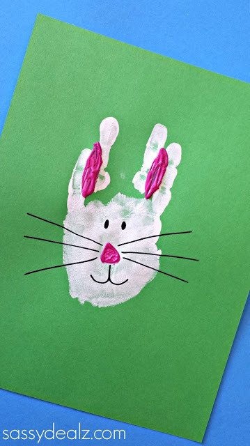 Handprint Easter Crafts
 Easter Handprint Ideas Messy Little Monster