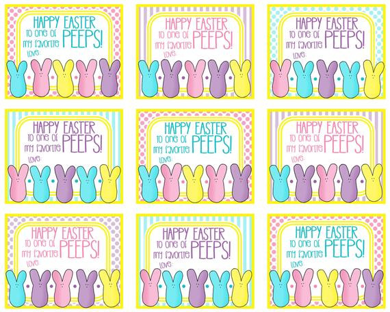Happy Easter Gift Tags
 Printable Easter Tags Happy Easter To e My Favorite