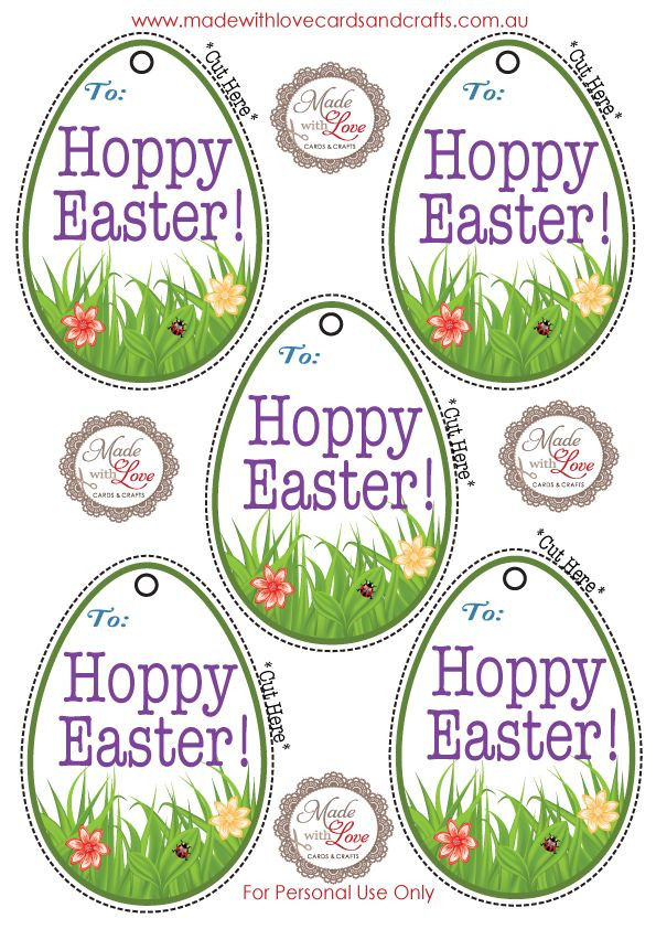 Happy Easter Gift Tags
 Easter Gift Tags Pinterest Quotes QuotesGram
