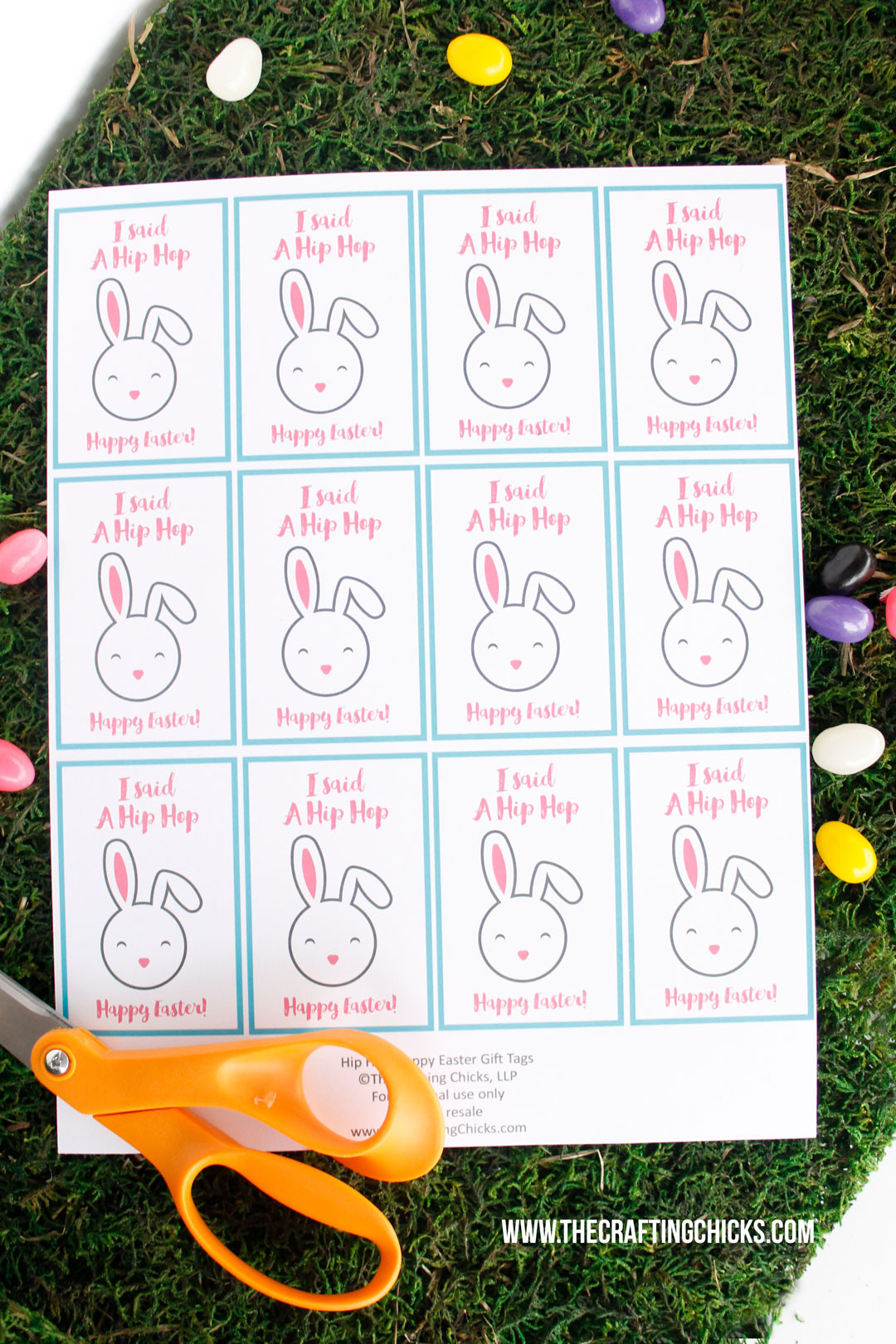 Happy Easter Gift Tags
 Hip Hop Happy Easter Gift Tags The Crafting Chicks