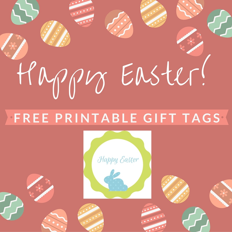 Happy Easter Gift Tags
 happy easter free printable t tags