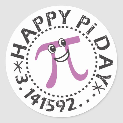 Happy Pi Day Gifts
 Cute Happy Pi Day Stickers Funny Pi Day Gifts