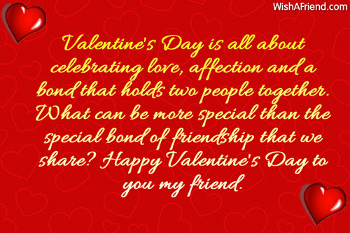 Happy Valentines Day Best Friend Quotes
 Valentine Messages For Friends Top Ten Quotes