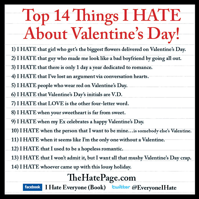 Hate Valentines Day Quote
 SconvoltoAnima