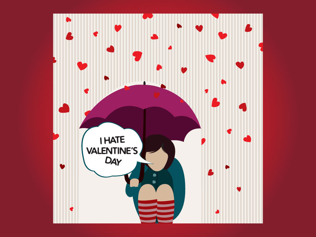 Hate Valentines Day Quotes
 Valentines Day Hater Quotes QuotesGram
