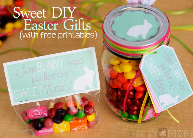 Homemade Easter Gifts Ideas
 2 Sweet DIY Easter Gift Ideas with Printable Tags