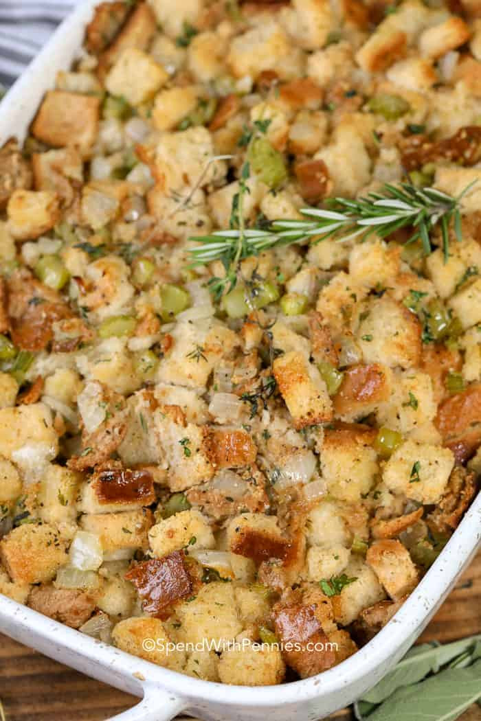 Homemade Thanksgiving Stuffing Recipe
 Easy Stuffing Recipe Spend With Pennies